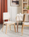 MERRILL - Eetkamerstoel set van 2 - Lichtbeige - Hout