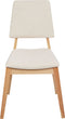 MERRILL - Eetkamerstoel set van 2 - Lichtbeige - Hout