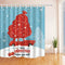 Merry Christmas Douche Gordijn | 180x180CM