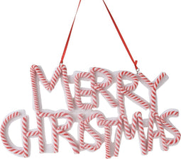 Merry Christmas Hang Deco 12 cm