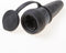 Merten 173051 Koppeling met randaarde Rubber 250 V Zwart IP44