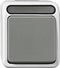 Merten 4074993 AquaStar Compleet Knop spatwaterdicht Lichtgrijs 1 stuks