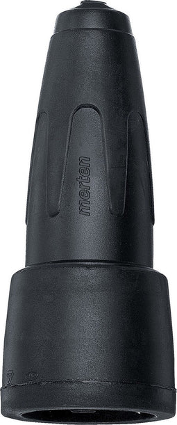 Merten Rubber Koppelingsstekker 230V IP20 Zwart - 172991 - E3PX9
