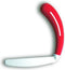 Mes gehoekt rood