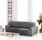 Hoes voor chaise longue met korte armleuning rechts Eysa ROC Donker grijs 180 x 120 x 360 cm