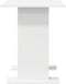 vidaXL - Eettafel - Wit - 110x60x75 - cm - Bewerkt - Hout