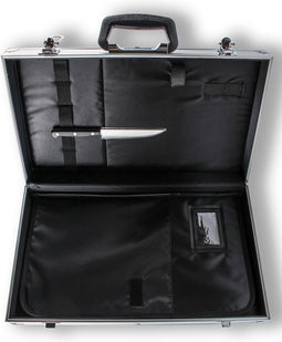 Messen Magneetkoffer - Aluminium - inclusief opberghoes voor gereedschappen - 47 x 27 x 9 cm (L x B x D)