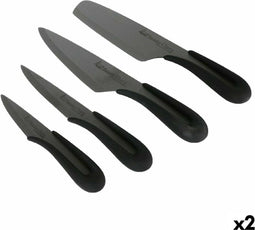Messen Set Santa Clara Keramisch 4 Onderdelen Zwart 17 cm 17 (2 Stuks)