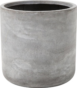 MESSENE - Bloempot - Grijs - 42 cm - Klei-vezelmengsel