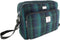 Messengerbag Bowmont Blauw met Turquoise Ruit - 28x40x16 - Harris Tweed - Glen Appin of Scotland