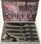 Messenset - Keramische Non Stick Coating - 6 delig - Zwart