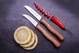 Messermeister Future Aardappelmesje / Schilmesje RVS recht 8 cm duurzaam FSC beukenhouten heft