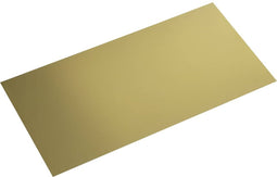 Messing Blik (l x b) 400 mm x 200 mm 0.8 mm 1 stuk(s)