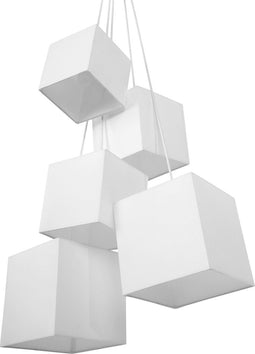 MESTA - Hanglamp - Wit - Polyester