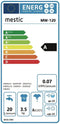Mestic MW-120 Camping Wasmachine/Centrifuge Combinatie - 230V - 2 Wasprogramma's - 3,5kg capaciteit - Stil en energiezuinig