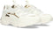POSH by Poelman MADEE - Dames sneakers - Vetersluiting - Wit met goud