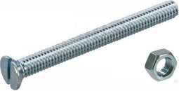 METAALSCHR. + MOER PK m4 x 20mm