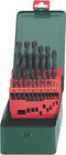 Metabo 627152000 HSS Metaal-spiraalboorset 25-delig Rollenwals DIN 338 Cilinderschacht 1 set(s)