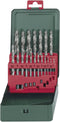 Metabo 627153000 HSS Metaal-spiraalboorset 19-delig Geslepen DIN 338 Cilinderschacht 1 set(s)