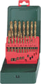 Metabo 627156000 HSS Metaal-spiraalboorset 19-delig TiN DIN 338 Cilinderschacht 1 set(s)