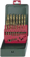 Metabo 627156000 HSS Metaal-spiraalboorset 19-delig TiN DIN 338 Cilinderschacht 1 set(s)