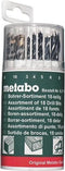 Metabo 627190000 18-delige Borenset - hout / metaal / steen in box - 3-10mm