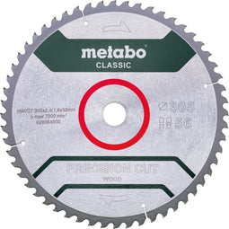 Metabo 628064000 Precision Cut Cirkelzaagblad - 305 x 30 x 56T - Hout / MDF