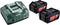 Metabo 685051000 18V Li-Ion accu starterset (2x 5.2Ah) + lader