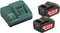 Metabo 685051000 18V Li-Ion accu starterset (2x 5.2Ah) + lader
