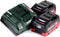 Metabo 685122000 18V LiHD accu en lader (2x 5,5Ah accu)