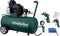 Metabo Basic 250-50 W Compressor + LPZ 4 toebehorenset - 1500W - 8 bar - 50L - 95 l/min