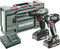 Metabo BS+SSD200LTBL 685193000 Accu-schroefboormachine, Accu-slagmoersleutel 18 V 2 Ah Li-ion Incl. accu, Incl. lader