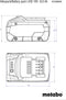 Metabo LiHD-accupack 18 V 10,0 Ah CAS-systeem ( 625549000 )