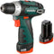 Metabo Powermaxx BS Basic 10.8V Li-Ion accu boor-/schroefmachine set (2x 2.0Ah accu) in koffer incl. 62 delige accessoire set