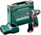 Metabo POWERMAXX BS BASIC 12 Volt Accu-schroefboormachine 2.0 Ah Li-ion Incl. 2 accus, Incl. lader, Incl. koffer 600984500