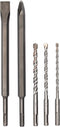 Metabo SDS-plus boor/beitel set, SP, 5 stuks