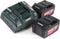 Metabo Slagmoersleutel SSW18 LTX 400BL 2x5,2Ah met ASC30-36 oplader