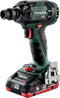 Metabo SSW 18 LTX 300 BL 18V LiHD Accu slagmoersleutel set (2x 4.0Ah accu) in Koffer - 300Nm - 1/2