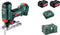 Metabo STA 18 LTX 100 18V Li-ion accu decoupeerzaag set (2x 5.2Ah accu) in Metaloc - variabel
