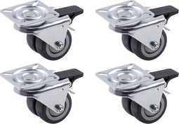 Metafranc Dubbele wielen Wieldiameter: 50 mm Draagvermogen (max.): 70 kg 4 stuk(s)