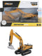 METAL Bouwvoertuig Graafmachine met rupsbanden, 1:55