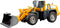 METAL Bouwvoertuig -wiellader 1:55