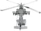 Metal Earth Modelbouw 3D AH64 Apache Helikopter - Metaal