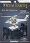 Metal Earth Modelbouw 3D AH64 Apache Helikopter - Metaal
