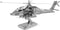 Metal Earth Modelbouw 3D AH64 Apache Helikopter - Metaal