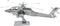 Metal Earth Modelbouw 3D AH64 Apache Helikopter - Metaal
