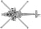 Metal Earth Modelbouw 3D AH64 Apache Helikopter - Metaal