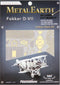 Metal Earth Modelbouw 3D Fokker DVII - Metaal