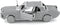 Metal Earth Modelbouw 3D Ford Mustang Coupe - Metaal