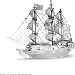 Metal Earth Modelbouw 3D Piratenschip - Metaal
